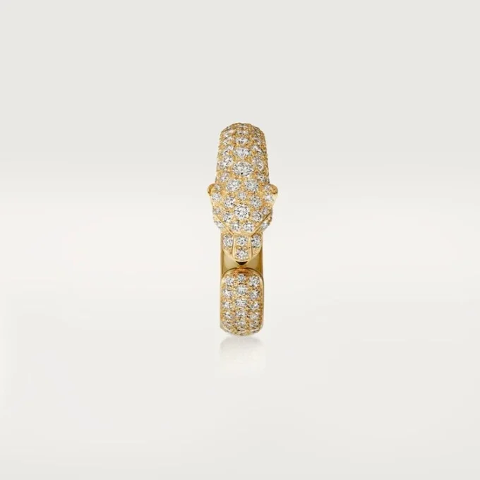 Panthere De Cartier-ring – geelgoud, smaragden, onyx, diamanten – Cartier