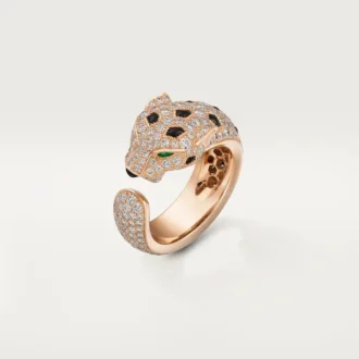 Panthere De Cartier-ring, middelgroot model, bezet