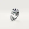 Panthere De Cartier-ring, middelgroot model, half bezet