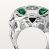 Panthere De Cartier-ring – niet-gerhodineerd witgoud, tsavoriet-granaten, onyx – Cartier