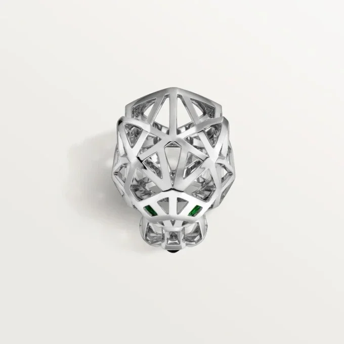 Panthere De Cartier-ring – niet-gerhodineerd witgoud, tsavoriet-granaten, onyx – Cartier