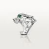 Panthere De Cartier-ring – niet-gerhodineerd witgoud, tsavoriet-granaten, onyx – Cartier