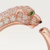 Panthere De Cartier-ring – roségoud, onyx, smaragden, diamanten – Cartier