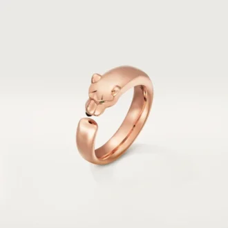 Panthere De Cartier-ring – Roségoud, tsavoriet-granaten, onyx – Cartier