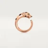 Panthere De Cartier-ring – Roségoud, tsavoriet-granaten, onyx – Cartier