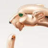 Panthere De Cartier-ring – Roségoud, tsavoriet-granaten, onyx – Cartier