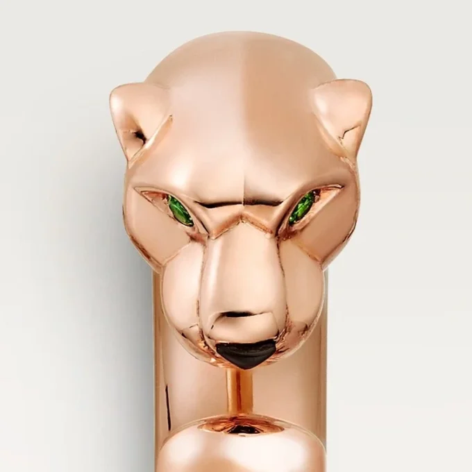 Panthere De Cartier-ring – Roségoud, tsavoriet-granaten, onyx – Cartier