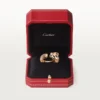 Panthere De Cartier-ring – Roségoud, tsavoriet-granaten, onyx – Cartier
