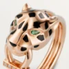 Panthere De Cartier-ring – Roségoud, tsavoriet-granaten, onyx, zwarte lak, diamanten – Cartier
