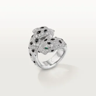 Panthere De Cartier-ring, scharnierend, bezet