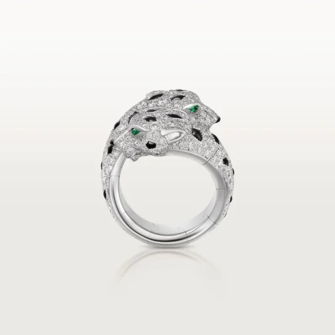 Panthere De Cartier-ring, scharnierend, bezet