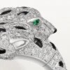 Panthere De Cartier-ring, scharnierend, bezet