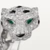 Panthere De Cartier-ring, scharnierend, bezet