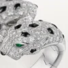 Panthere De Cartier-ring, scharnierend, bezet