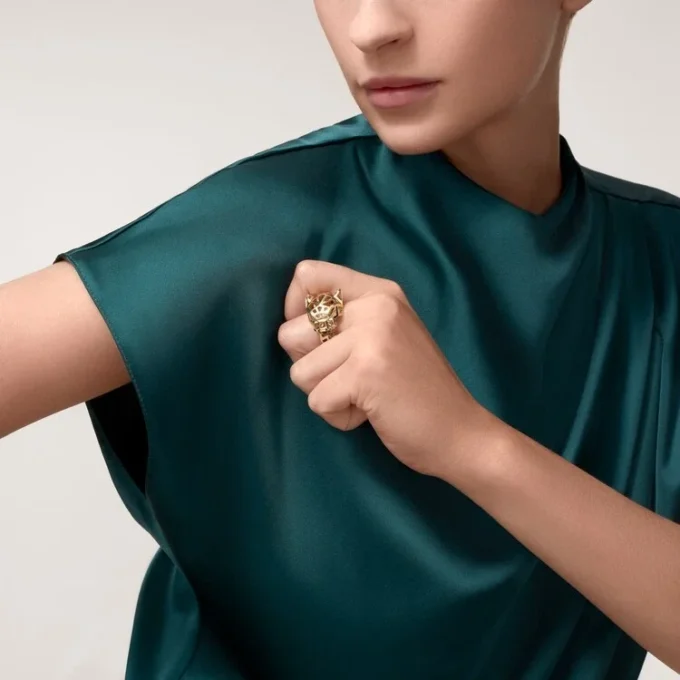 Panthere De Cartier-ring – Tsavoriet & geelgoud | Cartier Us