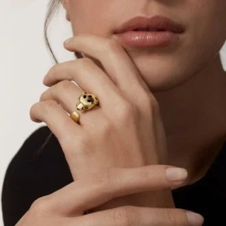 Panthere De Cartier ring van geelgoud en onyx | Cartier Us