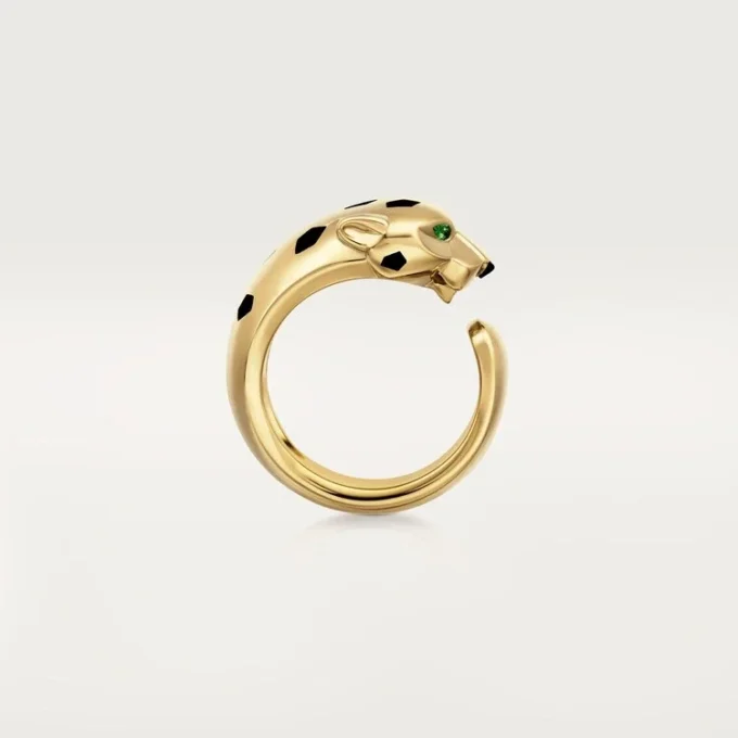 Panthere De Cartier ring van geelgoud en onyx | Cartier Us