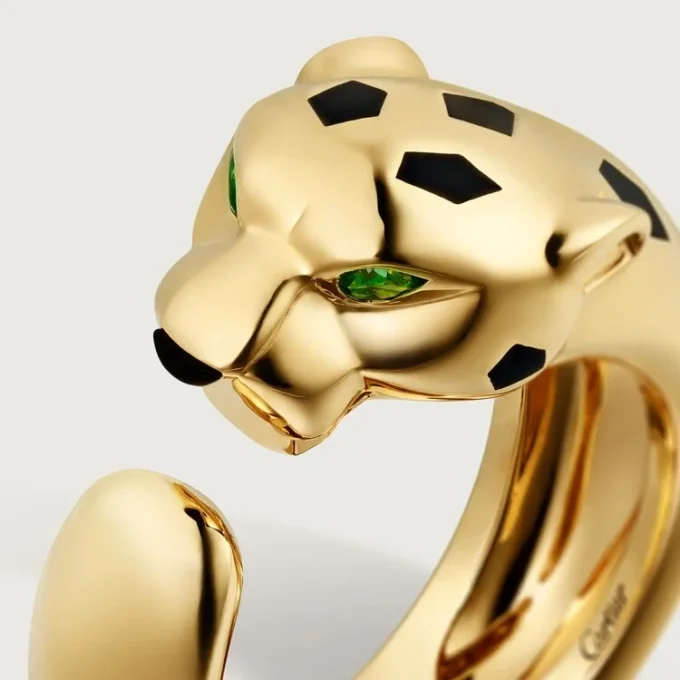 Panthere De Cartier ring van geelgoud en onyx | Cartier Us