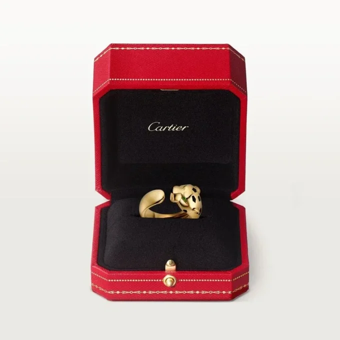 Panthere De Cartier ring van geelgoud en onyx | Cartier Us