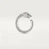 Panthere De Cartier-ring – witgoud, diamanten, smaragden, onyx – Cartier