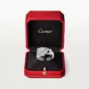 Panthere De Cartier-ring – witgoud, diamanten, smaragden, onyx – Cartier