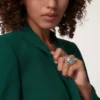 Panthere De Cartier-ring – Witgoud, smaragden, onyx, diamanten – Cartier