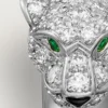 Panthere De Cartier-ring – Witgoud, smaragden, onyx, diamanten – Cartier