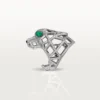 Panthere De Cartier-ring – Witgoud, smaragden, onyx, diamanten – Cartier