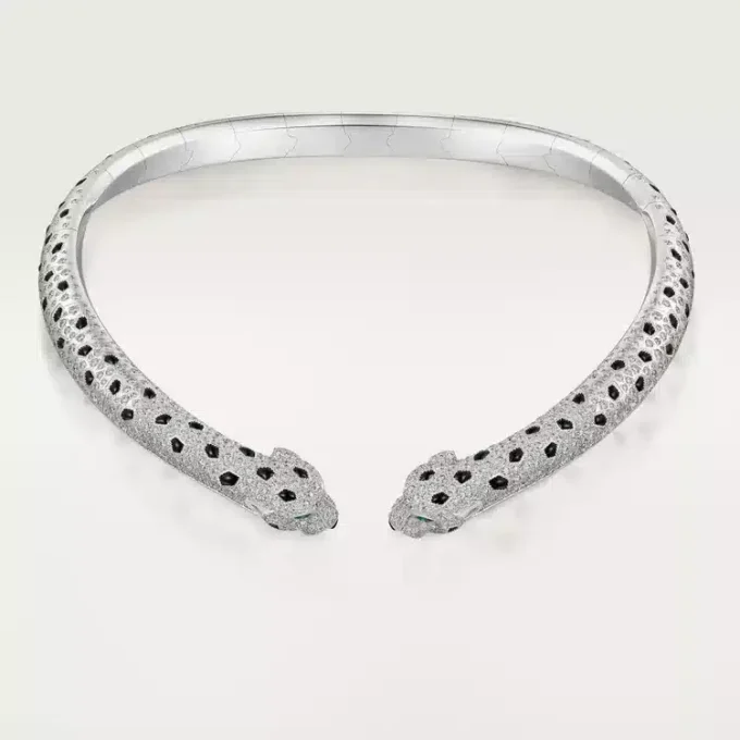 Panthere De Cartier Torque-ketting, scharnierend, bezet