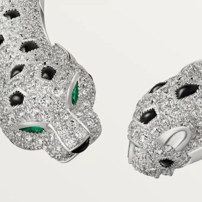 Panthere De Cartier Torque-ketting, scharnierend, bezet
