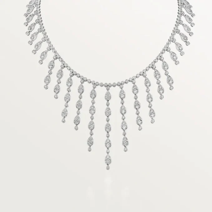 Pluie De Cartier-halsketting, diamanten
