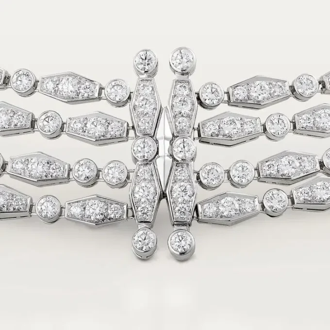 Pluie De Cartier-halsketting, diamanten