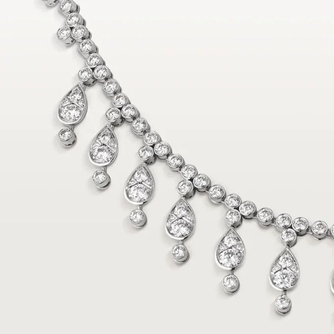 Pluie De Cartier-halsketting, diamanten
