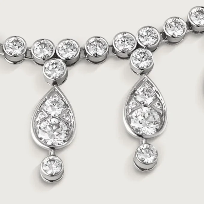 Pluie De Cartier-halsketting, diamanten