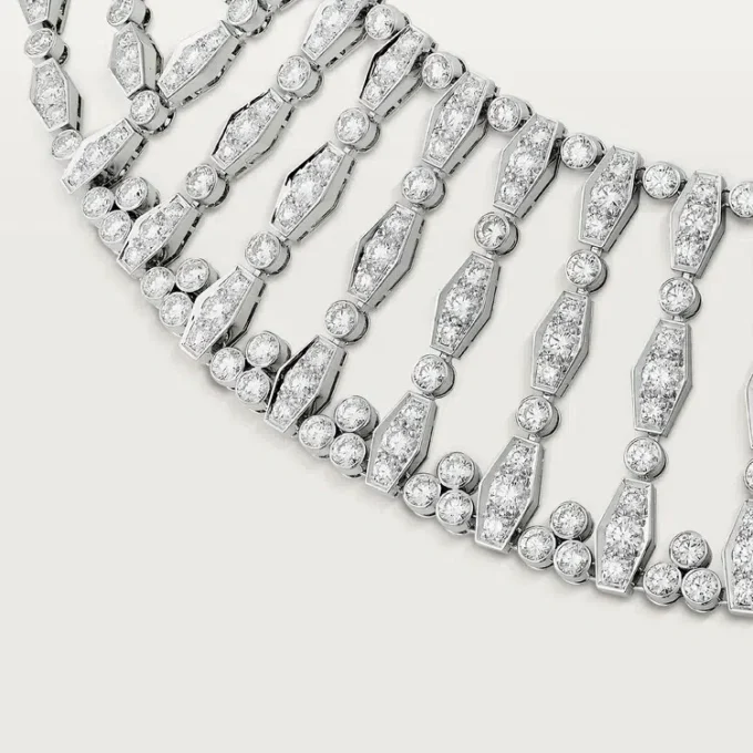 Pluie De Cartier-halsketting, diamanten