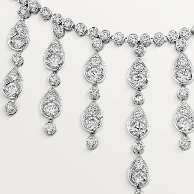Pluie De Cartier-halsketting, diamanten