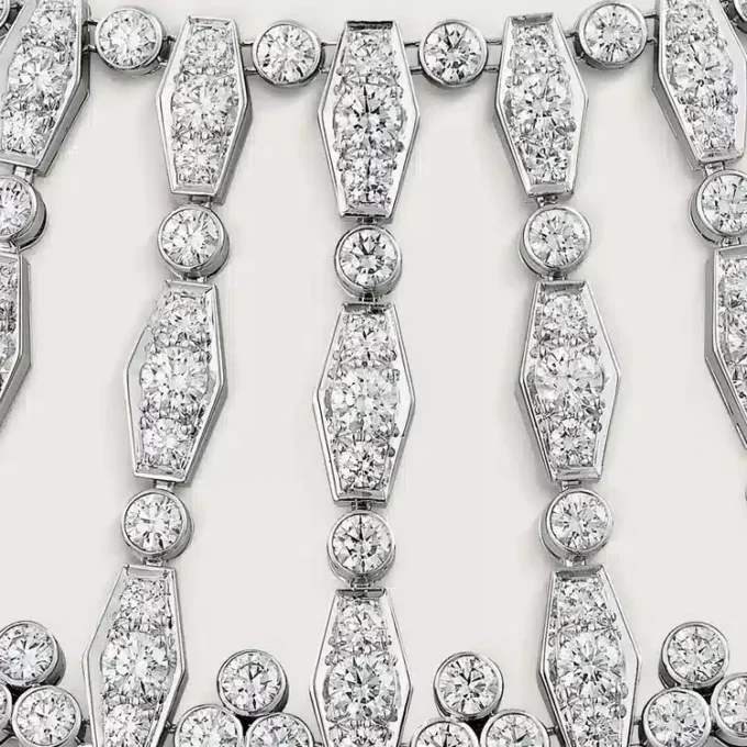 Pluie De Cartier-halsketting, diamanten