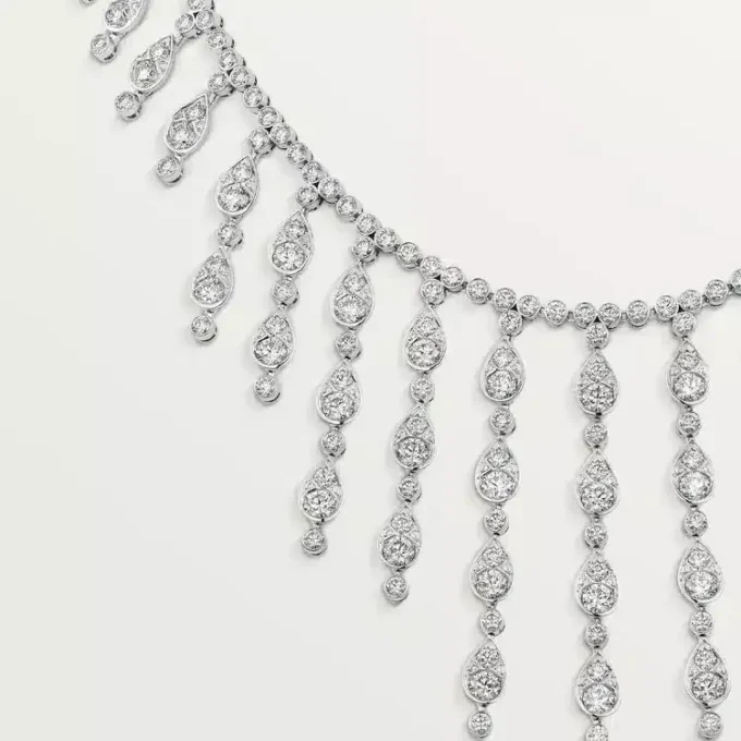 Pluie De Cartier-halsketting, diamanten