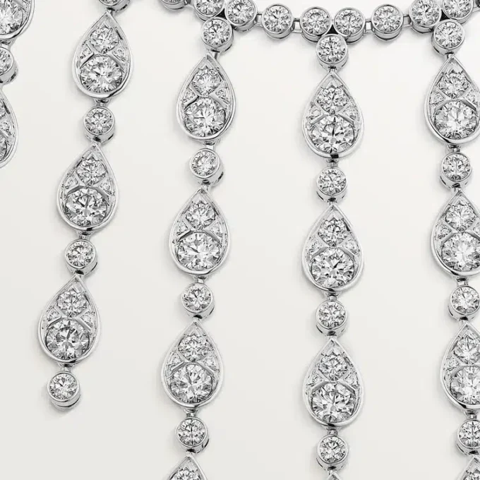 Pluie De Cartier-halsketting, diamanten