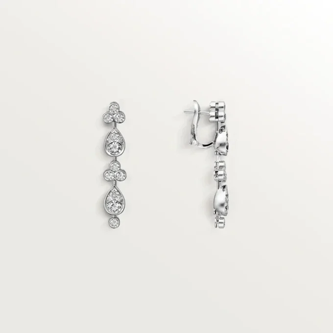 Pluie De Cartier Oorbellen – Witgoud, Diamanten – Cartier