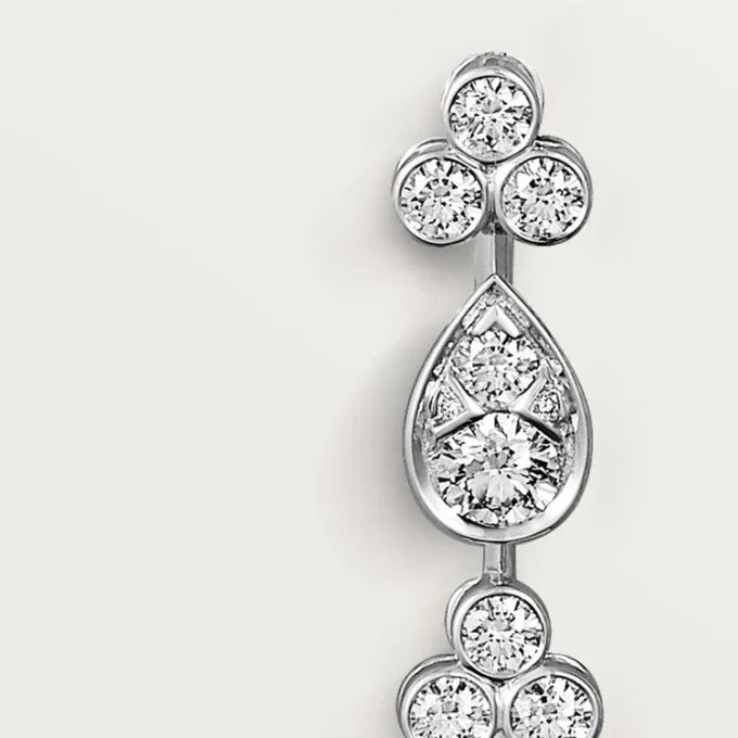 Pluie De Cartier Oorbellen – Witgoud, Diamanten – Cartier