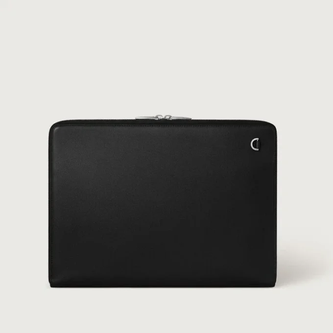 Portfolio, Must De Cartier – Zwart kalfsleer, palladiumafwerking – Cartier