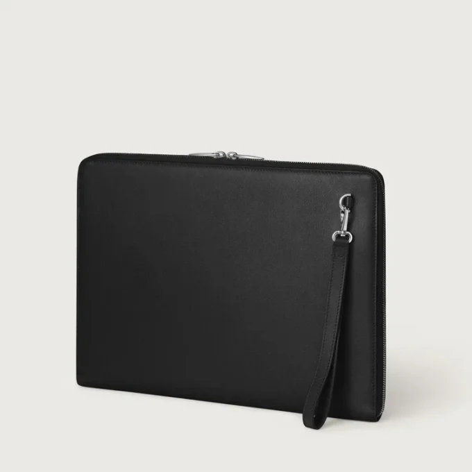 Portfolio, Must De Cartier – Zwart kalfsleer, palladiumafwerking – Cartier