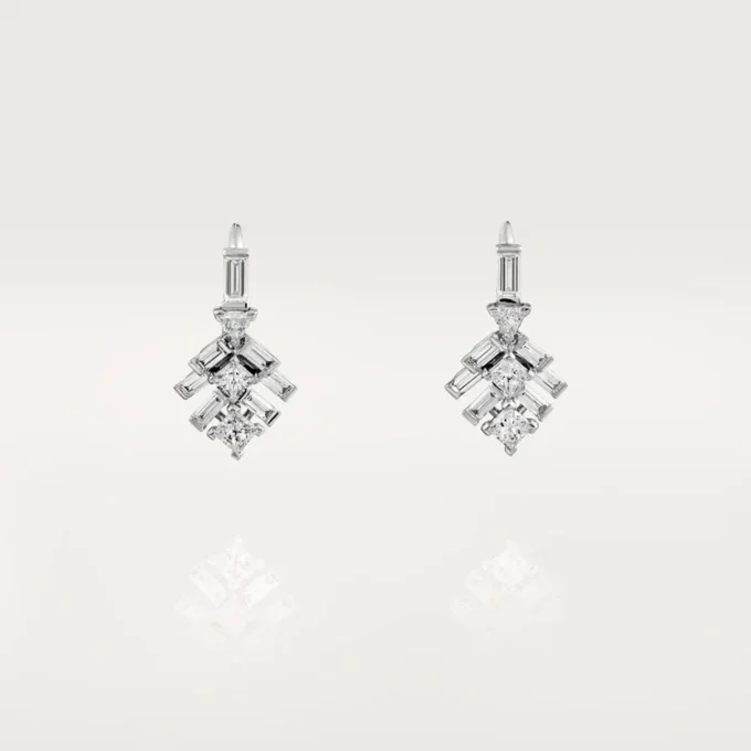 Reflection De Cartier Oorbellen – Witgoud, Diamanten – Cartier