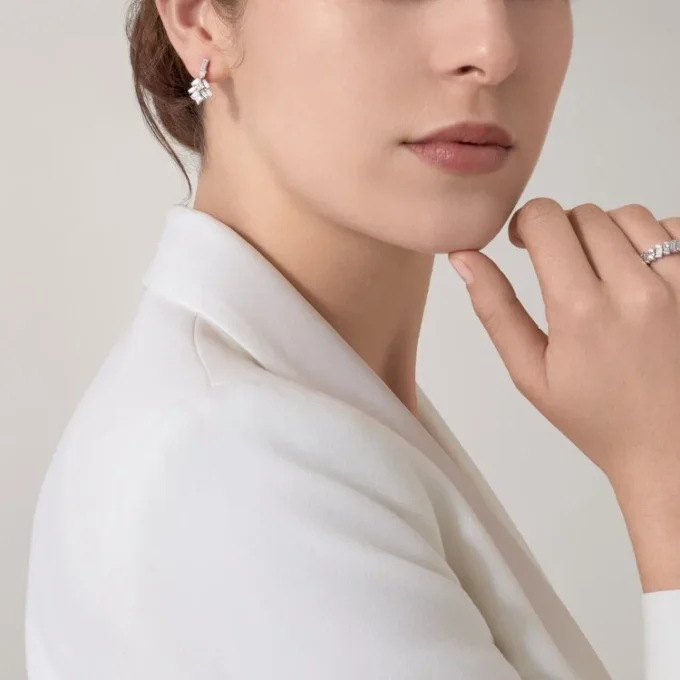 Reflection De Cartier Oorbellen – Witgoud, Diamanten – Cartier