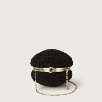 Ronde gehaakte tas, Cartier Soir