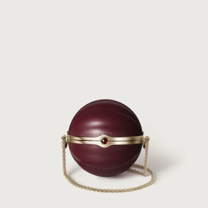 Ronde tas met gadroonmotief, Cartier Soir