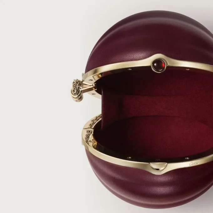 Ronde tas met gadroonmotief, Cartier Soir