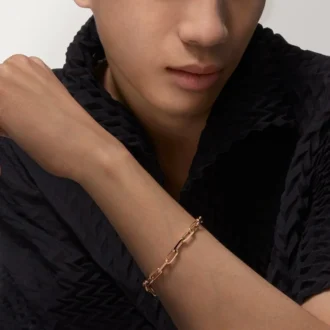 Santos De Cartier-armband, ketting, middelgroot model