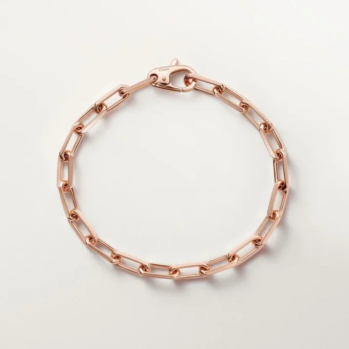 Santos De Cartier-armband, ketting, middelgroot model